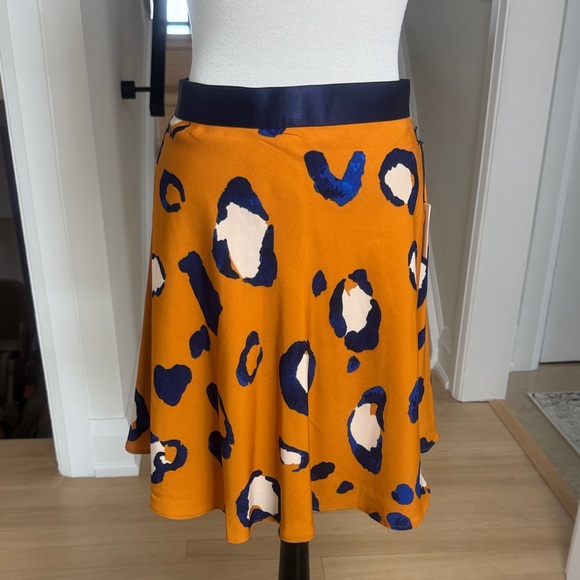 3.1 Phillip Lim Dresses & Skirts - NWT 3.1 Phillip Lim Orange and Blue Skater Skirt Size 16